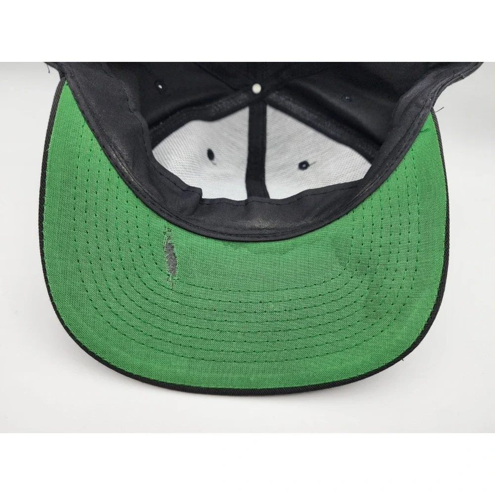 VINTAGE ATT HAT US MARINE CORPS BLACK‎ ONE SIZE